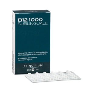 Principium B12 1000 Sublinguale Integratore di Vitamina B12 60 Compresse