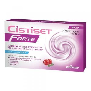 Cistiset Forte Integratore Benessere Vie Urinarie 8 Stick