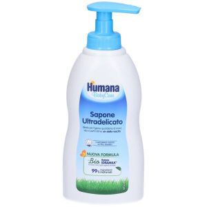 Humana Baby Sapone Liquido Ultradelicato Detergente Idratante 500ml