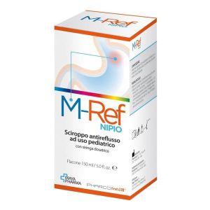M-ref Nipio Sciroppo Antireflusso Adulti Uso Pediatrico 150ml i Siringa Dosatrice
