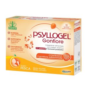 Psyllogel Gonfiore Gusto Pesca 10 Bustine