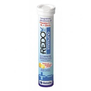 Redox Immuno Effervescente 20 Compresse Gusto Arancia e Limone