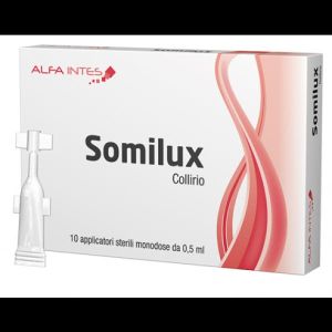 Somilux Collirio 10 Applicatori Sterili  da 0,5ml Globuli Contenitore MONOdose