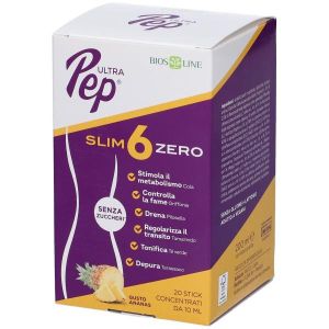 Ultra Pep Slim 6 Zero Ananas 20 Stick