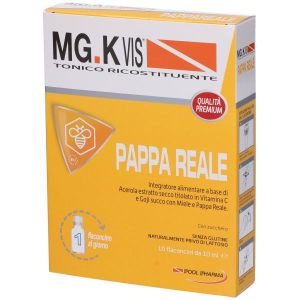 Mgk Vis Tonico Ricostituente Pappa Reale 10 Flaconcini da 10ml