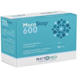 Mucostop 600mg 20 Bustine da 3,5g