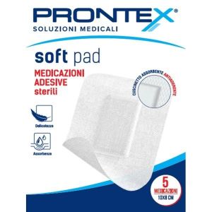 Medicazione Adesiva Sterile Prontex Soft Pad 10x8 Cm 5 Pezzi