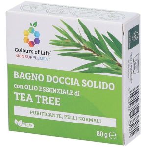 Optima Colours Of Life Tea Tree Oil Bagno Doccia Solido 80g