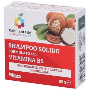 Optima Colours Of Life Vitamina B5 Shampoo Solido 80g