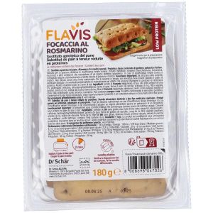 Flavis Focaccia Rosmarino 2 Pezzi da 90g