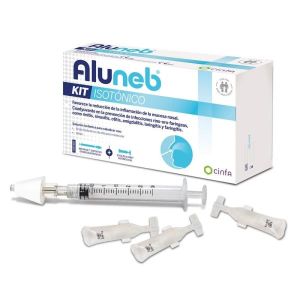 Aluneb Kit Soluzione Isotonica 15 Flaconcini da 4ml + Mad Nasal Atomizzatore