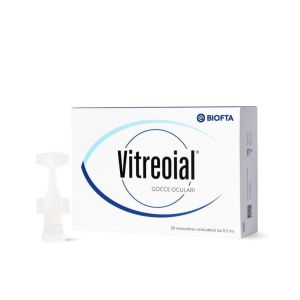 Gocce Oculari Vitreoial 20  Richiudibili 0,5ml Globuli Contenitore MONOdose