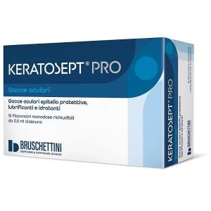 Gocce Oculari Keratosept Pro 15 Flaconcini  Richiudibili da 0,5ml Globuli Contenitore MONOdose