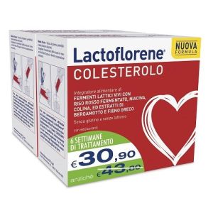 Lactoflorene Colesterolo Bipack 20 + 20 Bustine New