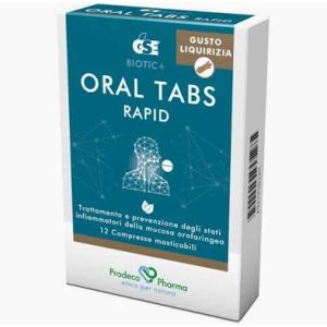 Gse Oral Tabs Rapid Liquirizia 12 Compresse da 1,5g