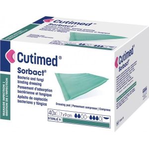 Medicazione Idrofobica Cutimed Sorbact Pad 7x9 Cm 5 Pezzi