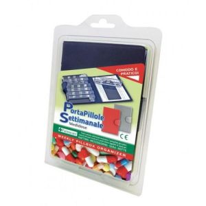 Medidos Portapillole Settimanale Rosso