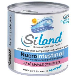 Siland Nucrointestinal Umido Cane Pate' Maiale Riso 400g
