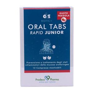 Gse Oral Tabs Rapid Junior Fragola 12 Compresse Masticabili