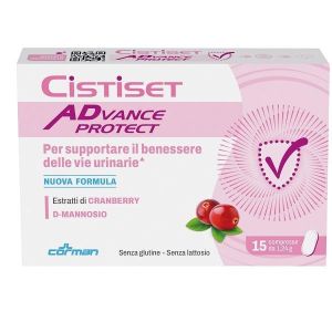 Cistiset Advance Protect 15 Compresse 1,24g Senza Glutine Senza Lattosio