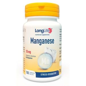Longlife Manganese 10mg 100 Compresse Rivestite Senza Glutine