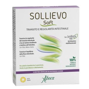 Sollievo Soft 14 Bustine Granulari da 3,8g Senza Glutine Senza Lattosio Senza Zuccheri Aggiunti