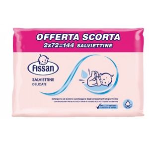 Fissan Salviette Delicate Bipack Detergenti 144 Pezzi
