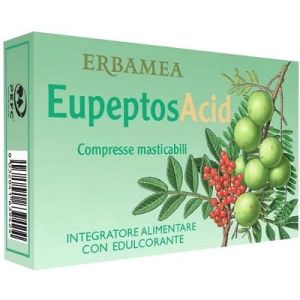 Erbamea Eupeptos Acid Integratore per La Digestione 30 Compresse Masticabili