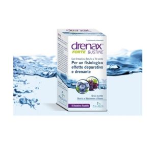 Drenax forte mirtillo bustine integratore drenante 15 stick pack