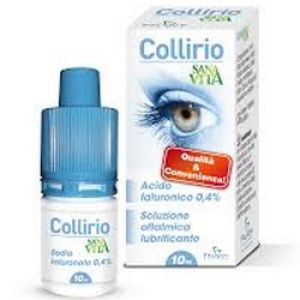 Sanavita Collirio Sodio Ianulorato 0,4% Soluzione Oftalmica Lubrificante 10ml