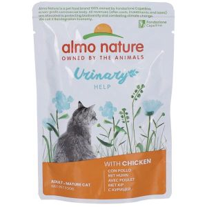 Almo Nature Urinary Help Pollo Cibo Umido per Gatti Adulti Bustina 70g