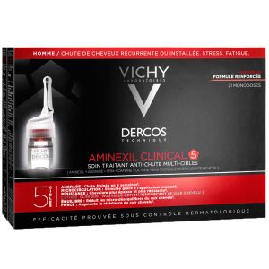 Vichy dercos aminexil intensive 5 trattamento anticaduta uomo 21 fiale