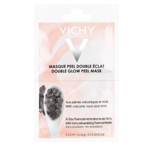 Maschera minerale esfoliante illuminante viso vichy 2x6ml