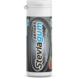Lemon Pharma Steviagum Black Senses Gomme da Masticare All'anice 30g