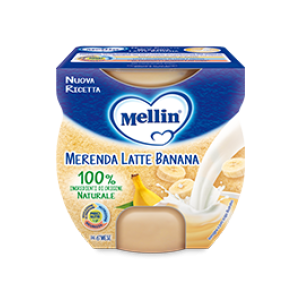 Mellin Merenda Latte e Banana 2 x 100 g