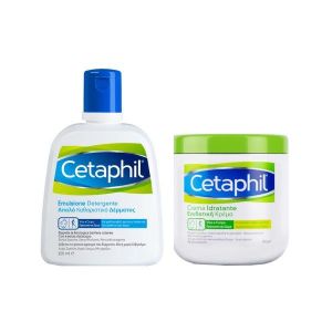 Cetaphil Crema Idratante 450g + Omaggio Emulsione Detergente 250ml