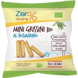Mini Grissini Al Rosmarino Bio Monoporzione 30g