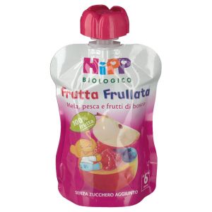 Hipp Bio Frutta Frullata Mela, Pesca E Frutti Di Bosco 90g 6 Mesi +