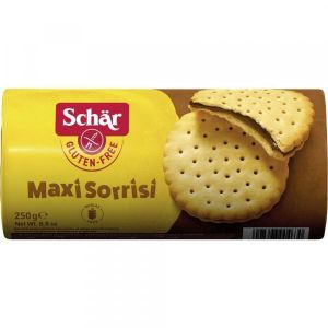 Schar Maxi Sorrisi Biscotti i Crema Al Cacao 250g