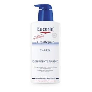 Eucerin urearepair 5% urea detergente fluido pelle secca 400 ml