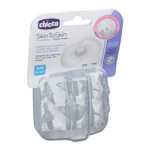 Paracapezzoli In Silicone Skintoskin s/m Chicco 2 Pezzi