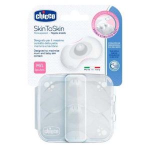Paracapezzoli In Silicone Skintoskin m/l Chicco 2 Pezzi