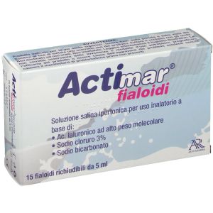 Actimar Fialoidi Soluzione Salina Inpertonica Per Uso Inalatorio 15 Fialoidi Monodose Richiudibili Da 5ml