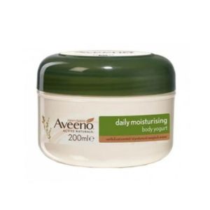 Aveeno daily moisturizing crema corpo allo yogurt profumo vaniglia e avena 200 g