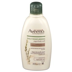 Aveeno Daily Moisturizing Bagno Doccia allo Yogurt Profumo Vaniglia e Avena 300 ml