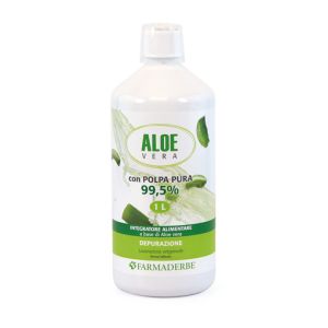 Farmaderbe aloe vera succo polpa pura 99,5% 1000ml