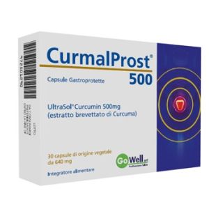 Gowell curmalprost 500 integratore alimentare 30 compresse gastroresistenti