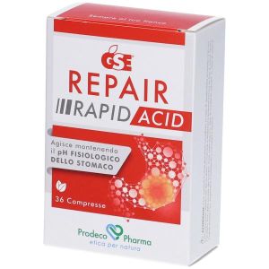 Gse Repair Rapid Acid Contro Iperacidità e Bruciore di Stomaco 36 Compresse