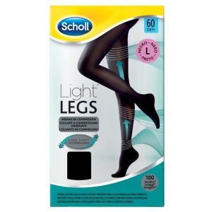 Scholl lightlegs 60 denari taglia l colore nero 1 paio