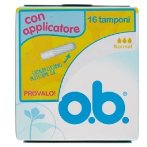 O.B. Compact Applicator Normal 16 Assorbenti Interni con Applicatori